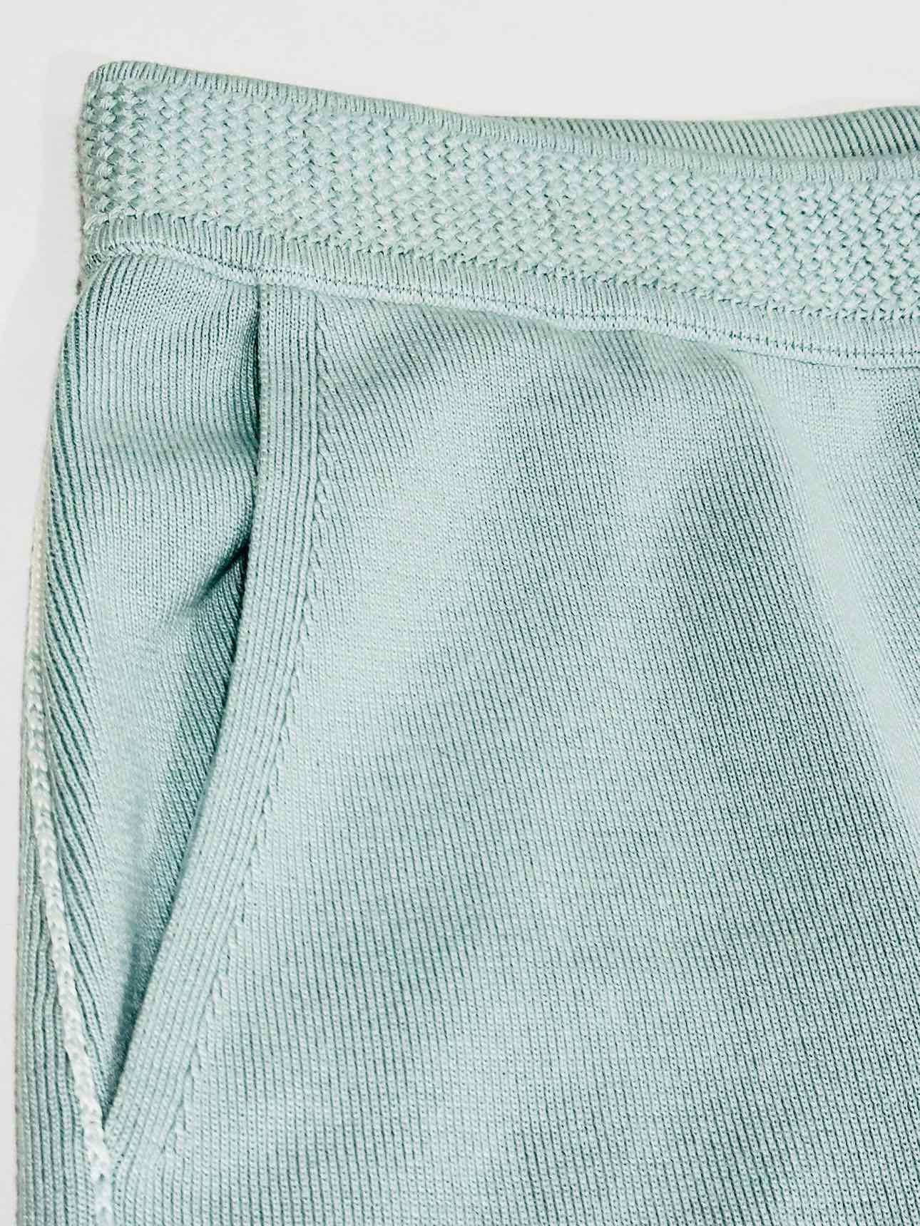 LORO PIANA Knitted Blue Size US 6/8 Top & Pants Outfit