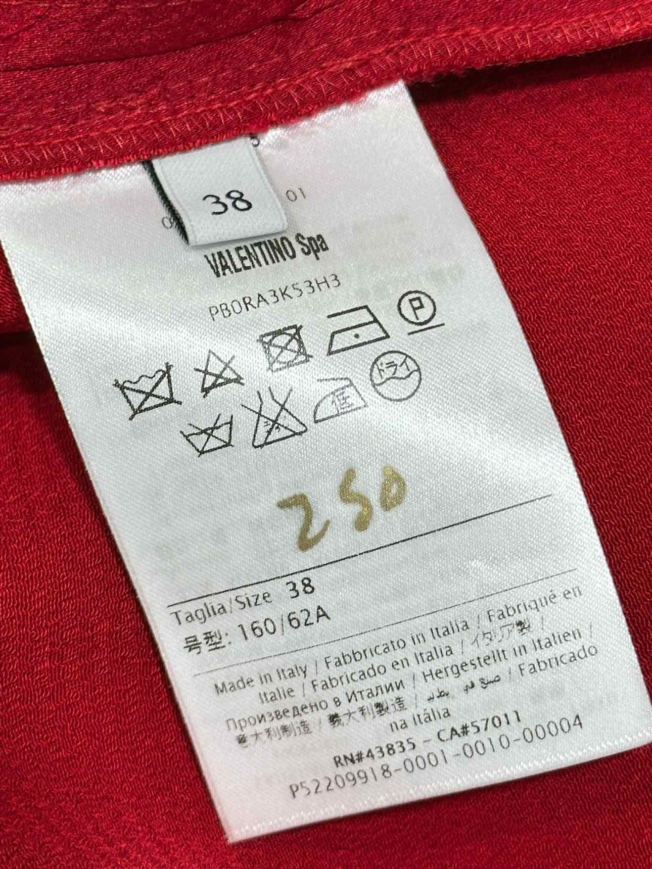 VALENTINO Cargo Red Size US 2 Mini Skirt