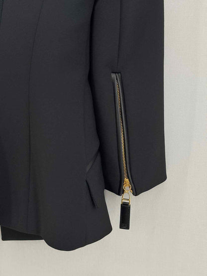 ELISABETTA FRANCHI Black Size US 4 Jacket