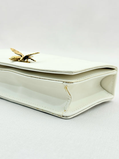 DIOR D-Bee White Clutch