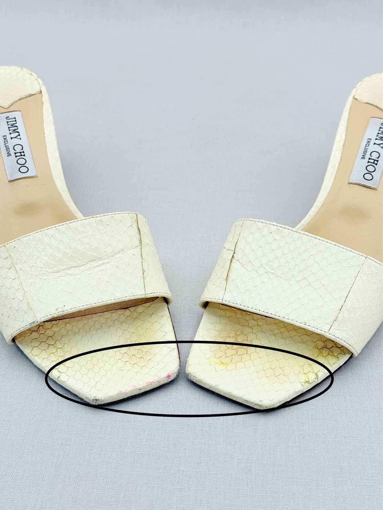 JIMMY CHOO K-Slide Cream Size EU 42 Mules