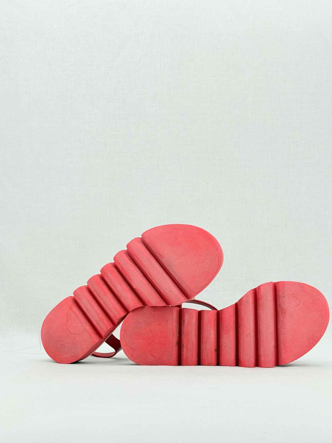 DOLCE & GABBANA Red Printed Size EU 40 Sandals