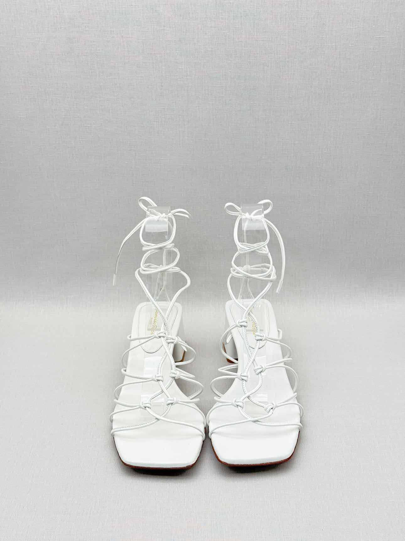 GIANVITO ROSSI White Size EU 40.5 Heeled Sandals