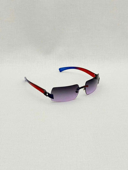 CHANEL Vintage Red & Blue Sunglasses