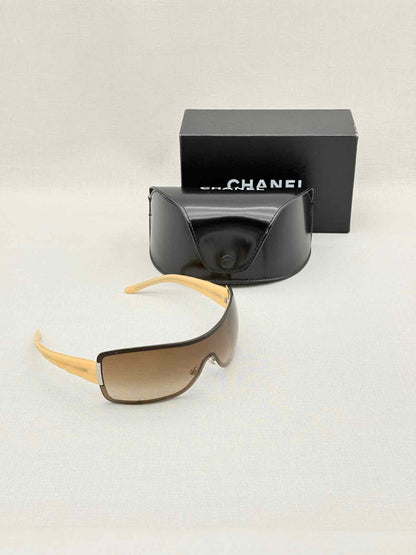 CHANEL Vintage Beige Sunglasses