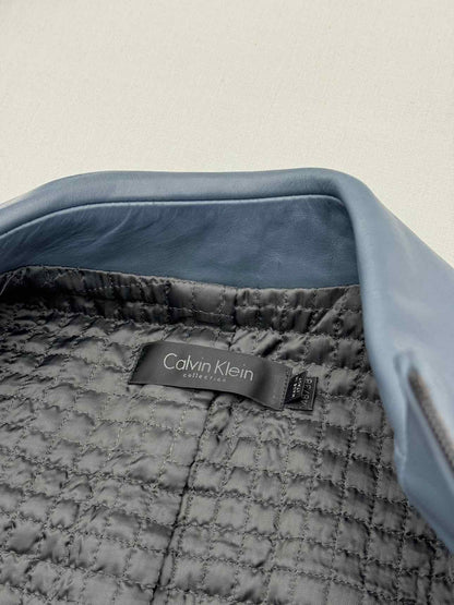CALVIN KLEIN Zip-up Pale Blue Jacket