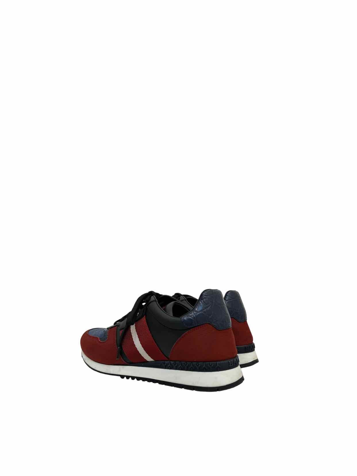 BALLY Arnold Burgundy, Blue & Black Size EU 38 Sneakers