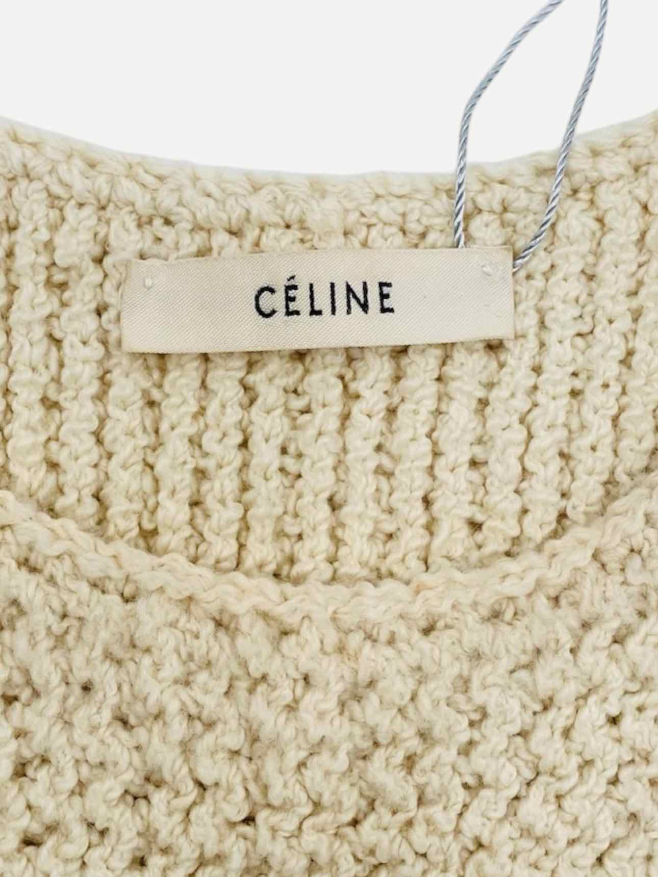 CELINE Knit Beige Top