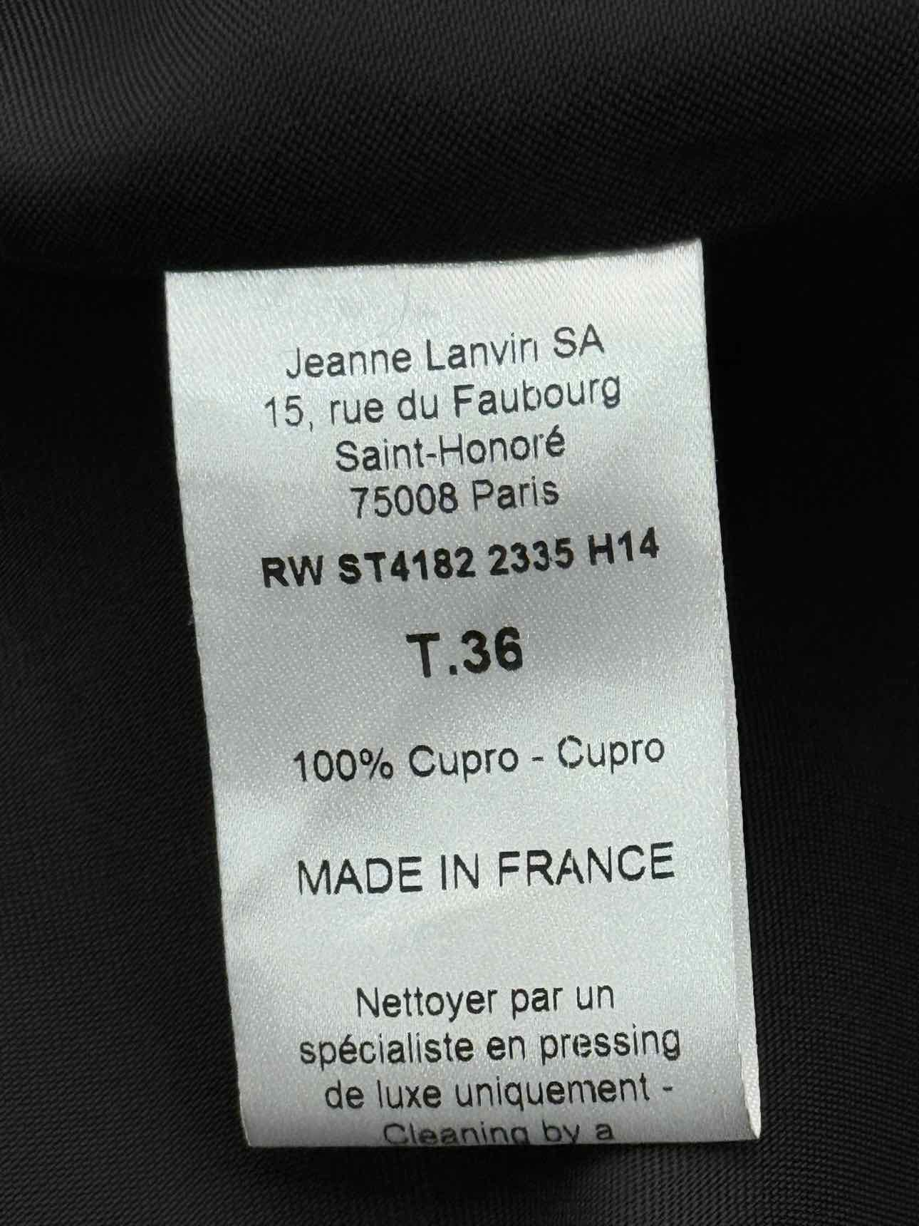 LANVIN Loose Fit Beige & Black Size US 4 Outfit Set
