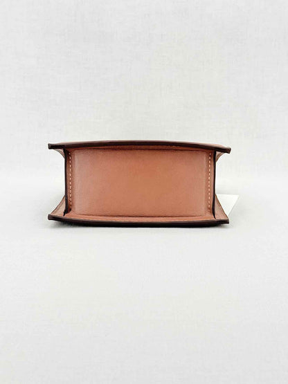 0711 Bea Ball Handle Brown Top Handle