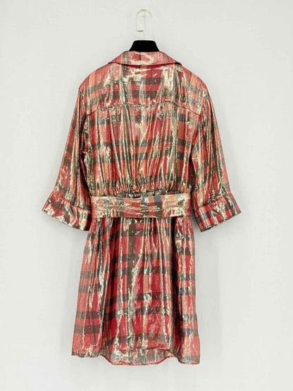 ALICE + OLIVIA Red Multicolor Size US 6 Short Dress