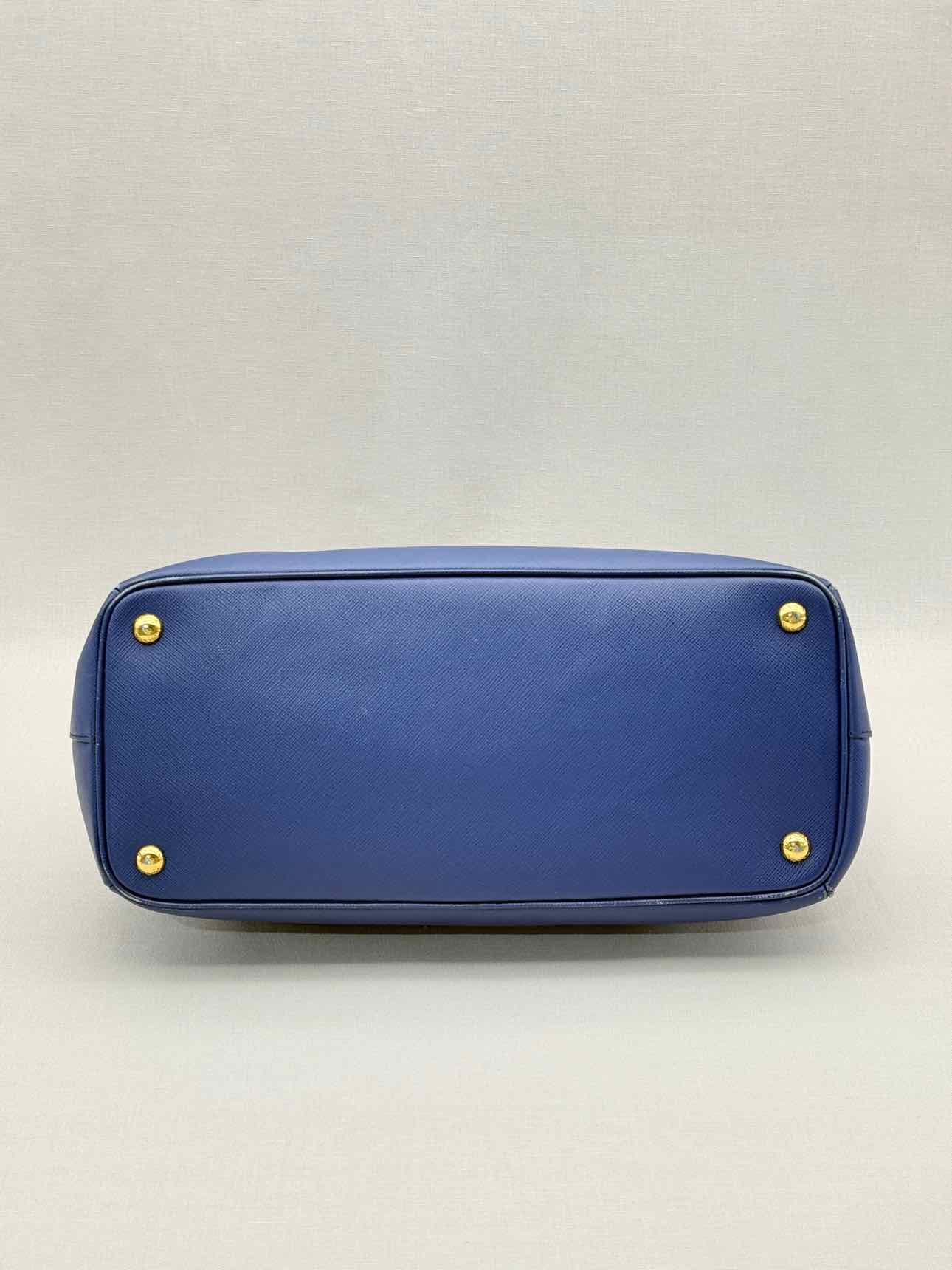 PRADA Lux Galleria Blue Tote Bag