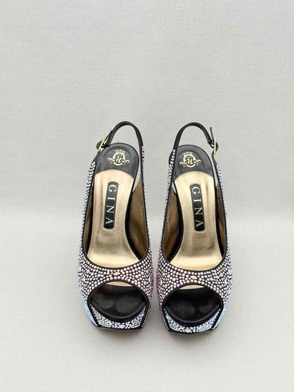 GINA Black Size EU 38 Platform Sandals