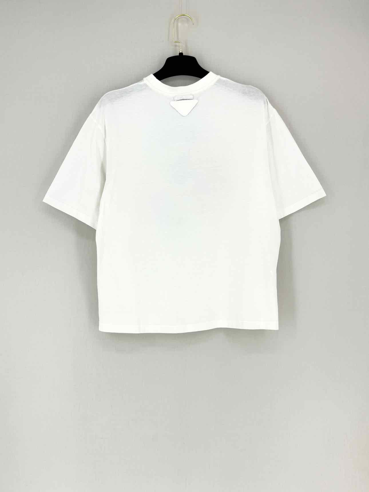 PRADA Neon Banana White Size Small T-shirt