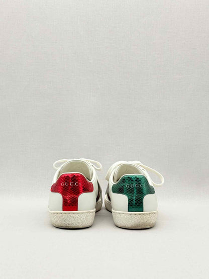 GUCCI Ace Bee White Multicolor Size EU 36 Sneakers