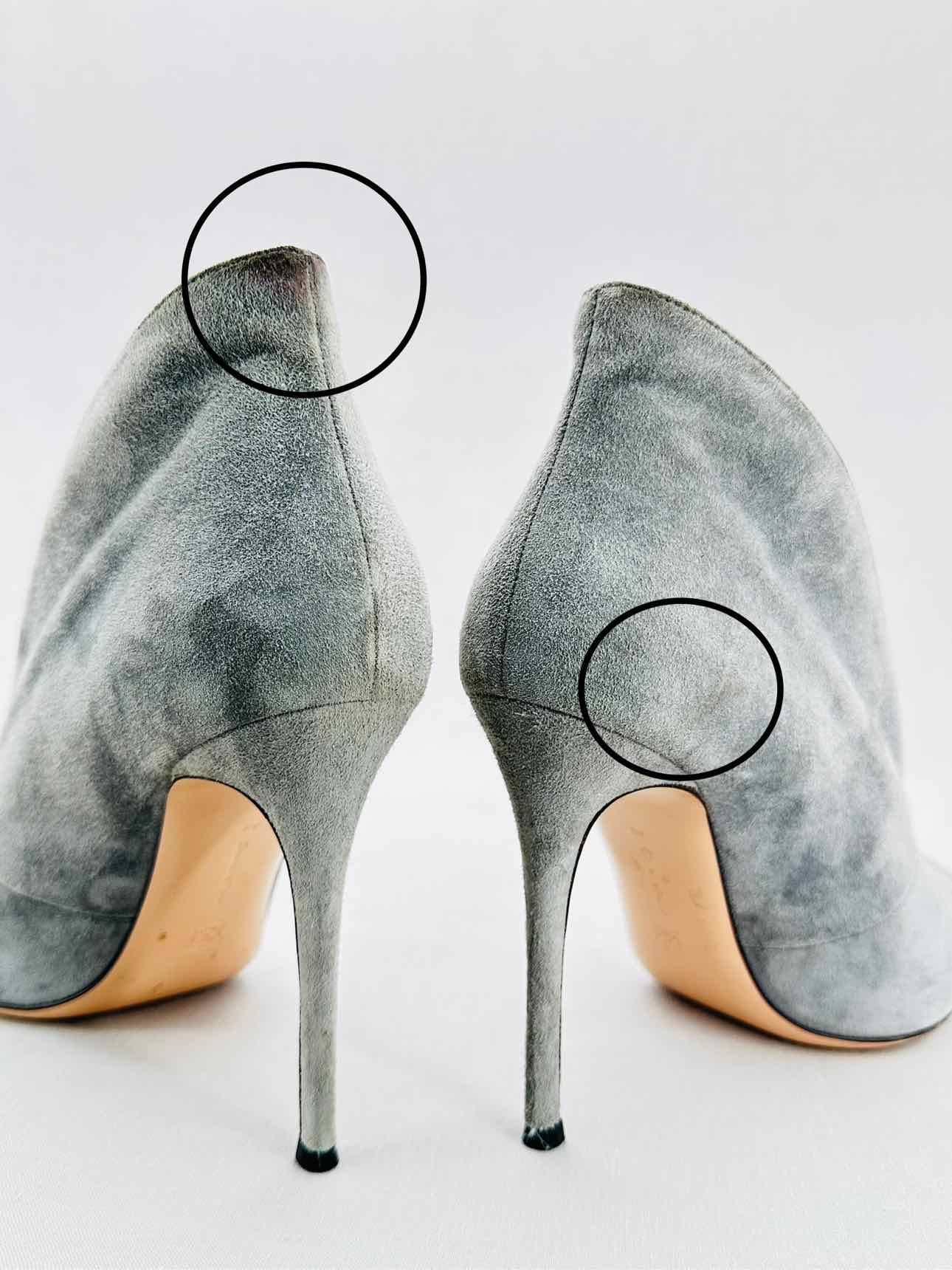 GIANVITO ROSSI Vamp Grey Size EU 42 Booties