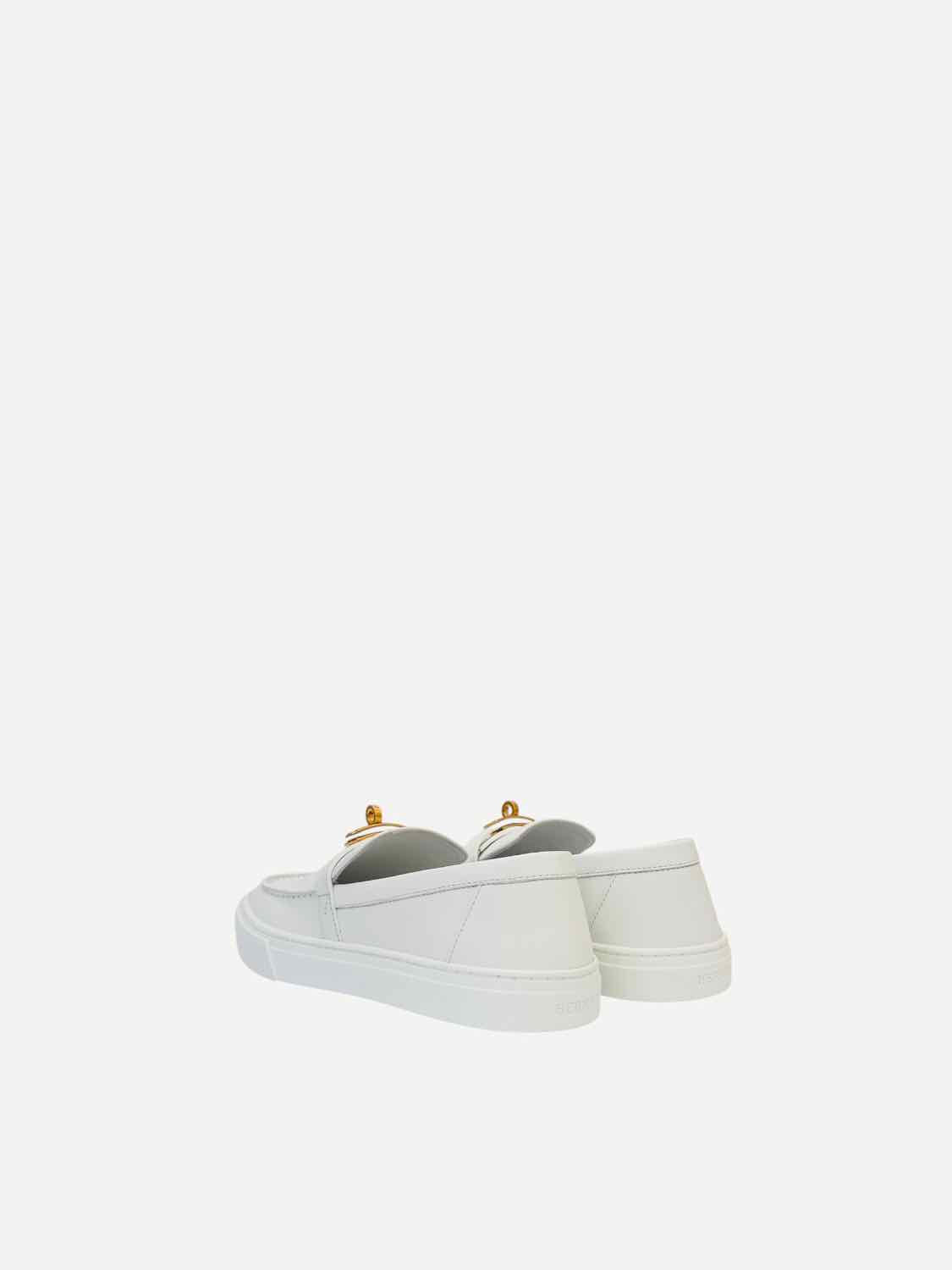 HERMES Game Slip-On White Sneakers