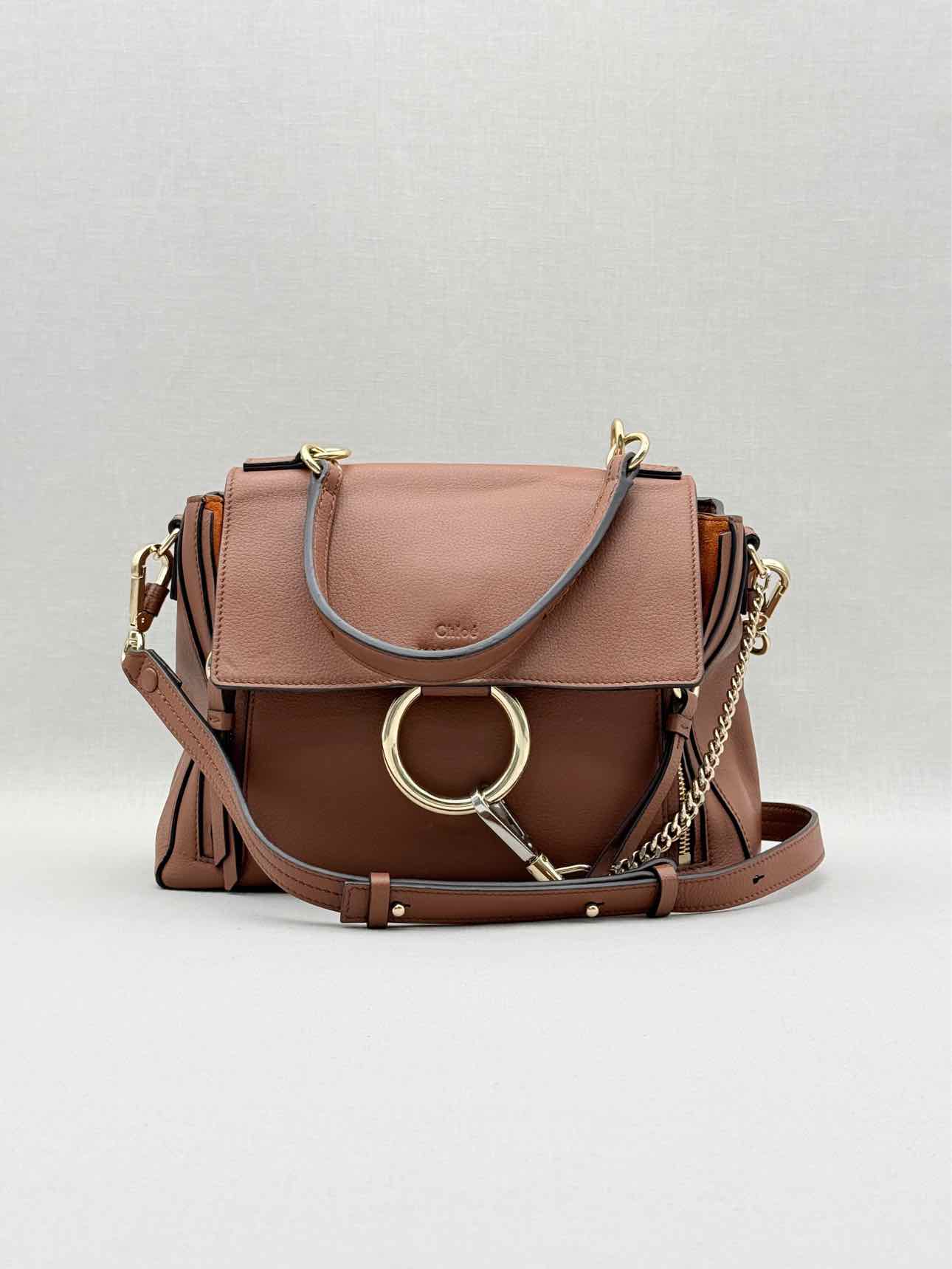 CHLOE Faye Brown Shoulder Bag
