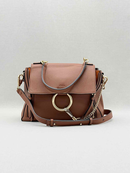 CHLOE Faye Brown Shoulder Bag