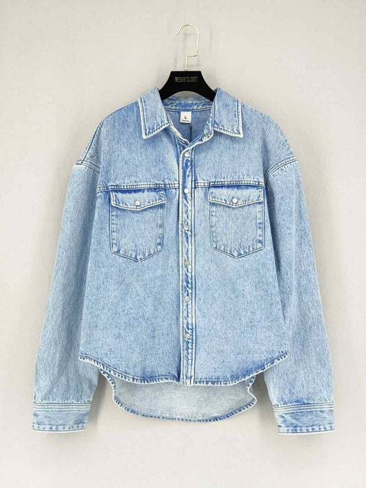WARDROBE.NYC Blue Size Large Jacket