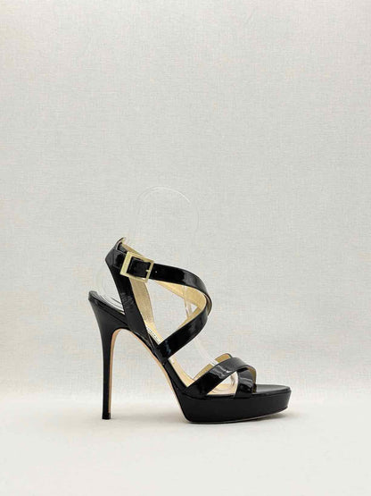 JIMMY CHOO Black Size EU 40 Platform Sandals