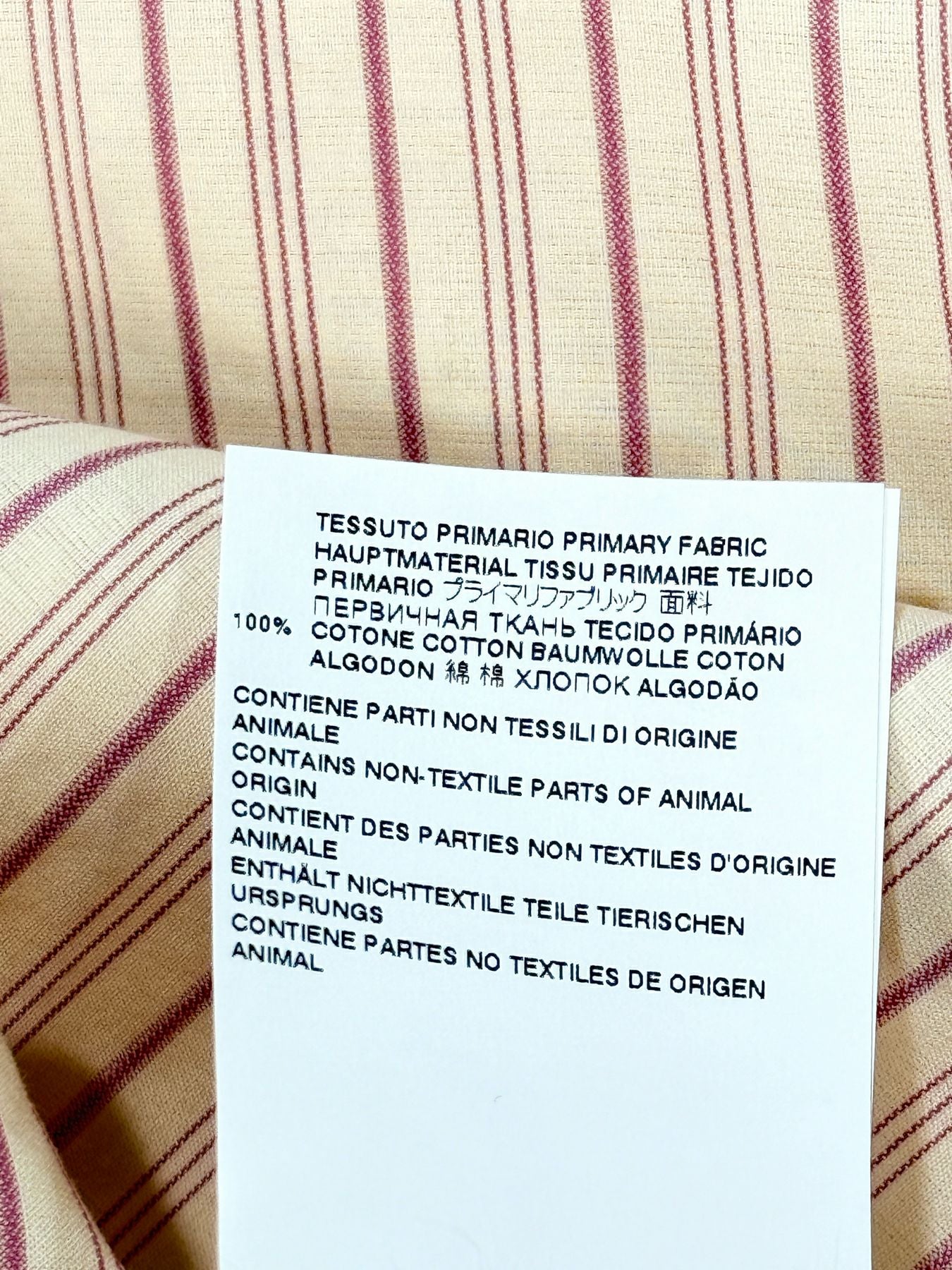 MM6 BY MAISON MARGIELA Oversized Peach Size US 10 Shirt