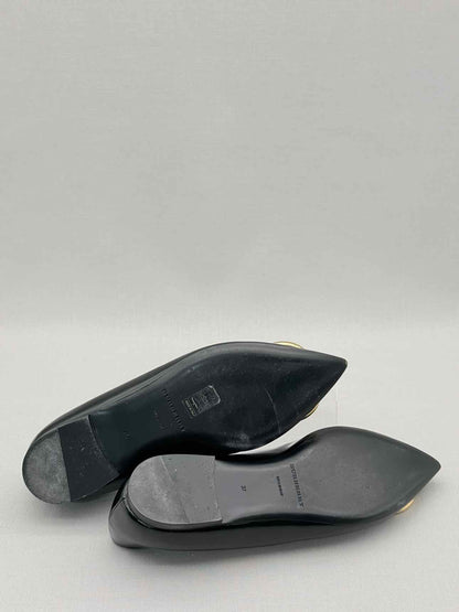 BURBERRY Black Size EU 37 Ballet Flats