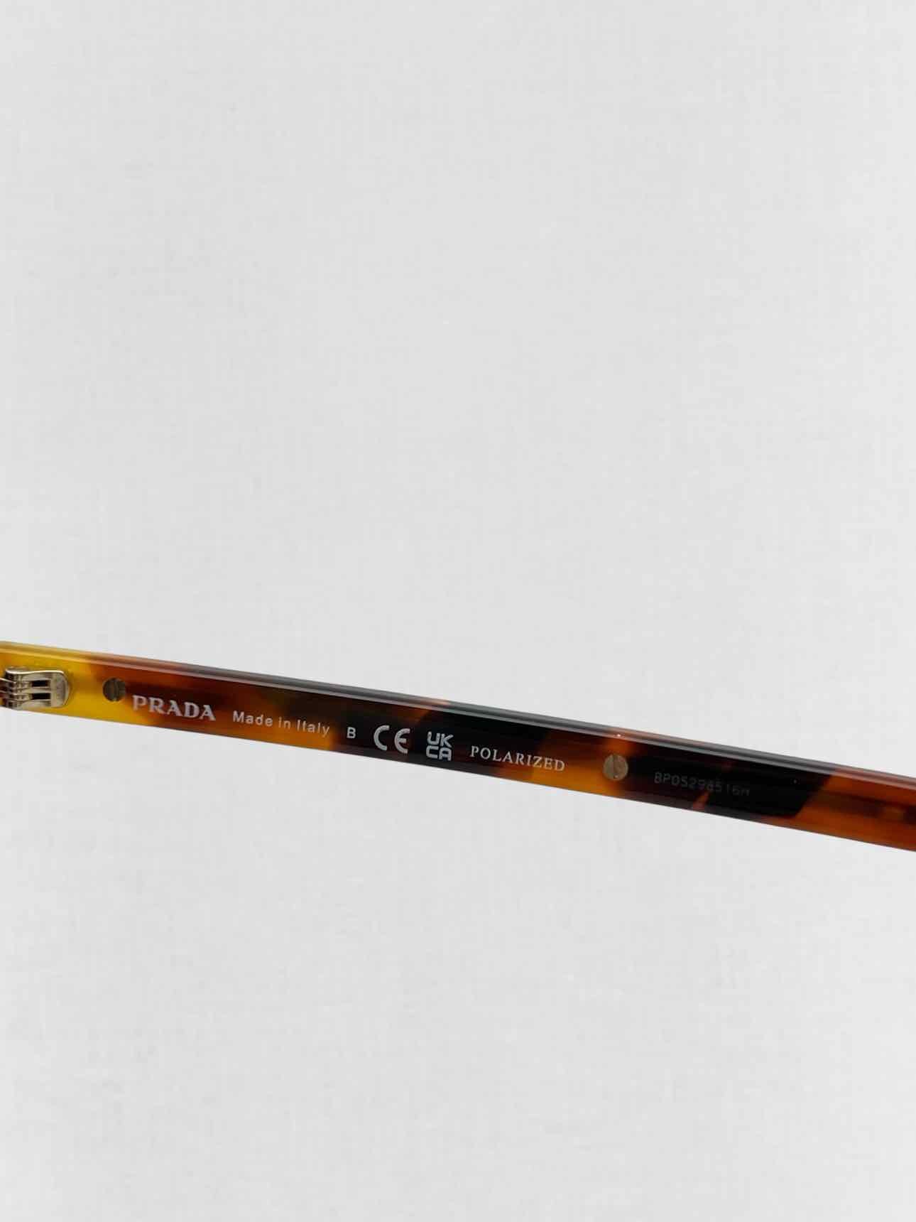 PRADA Brown & Gold Sunglasses