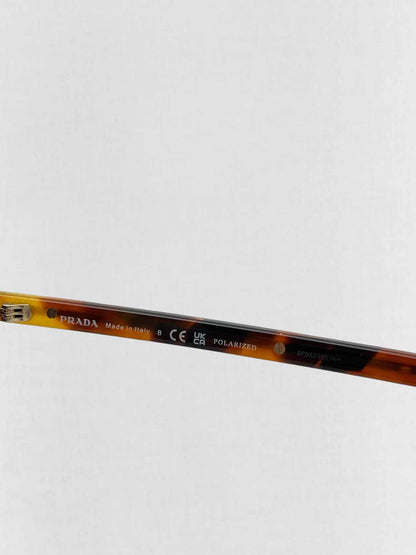 PRADA Brown & Gold Sunglasses