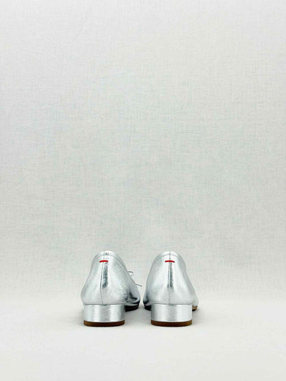 AEYDE Metallic Silver Size EU 35.5 Ballerinas