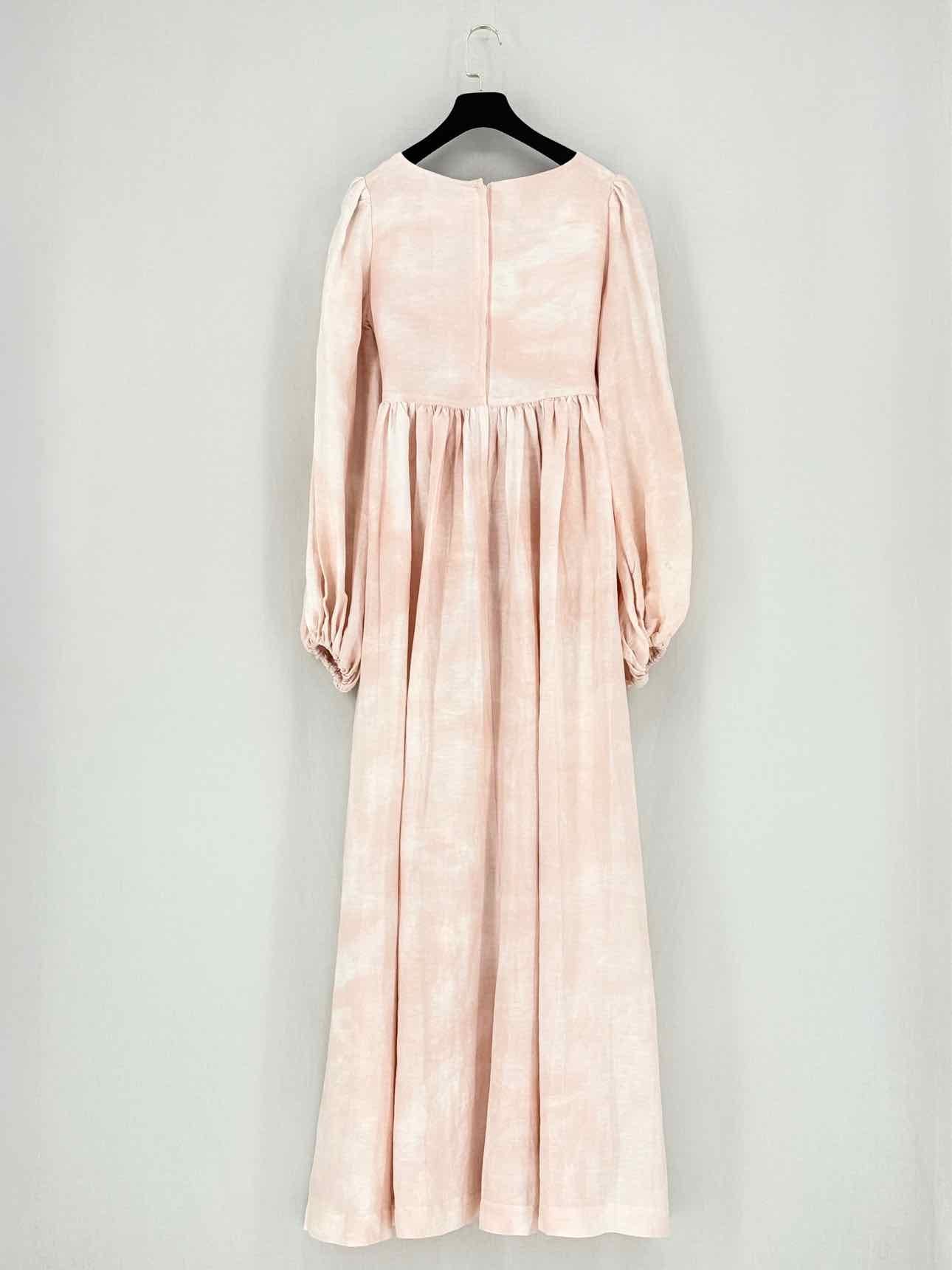 LISA MARIE FERNANDEZ Peach Size Small Long Dress