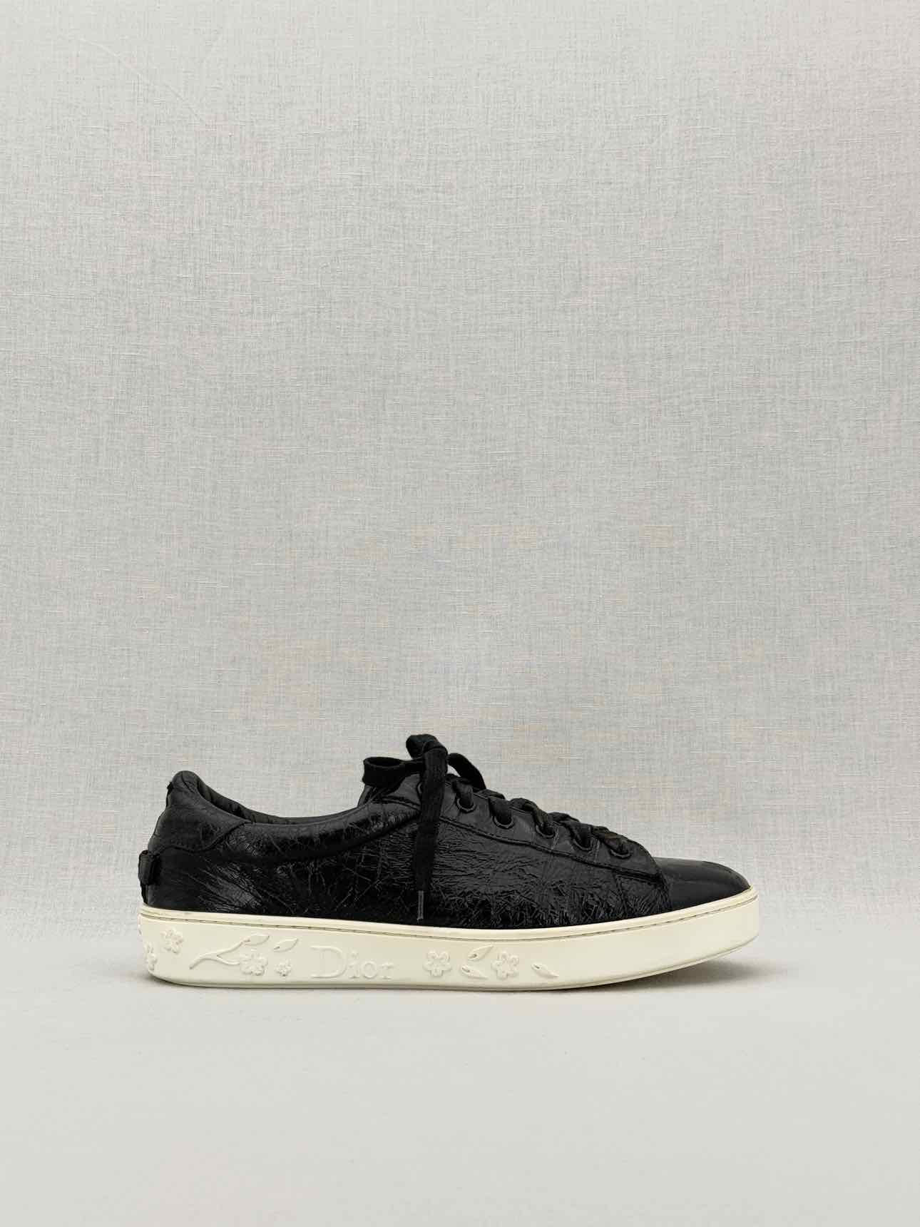 CHRISTIAN DIOR Walk'n'Dior Black Size EU 38.5 Sneakers