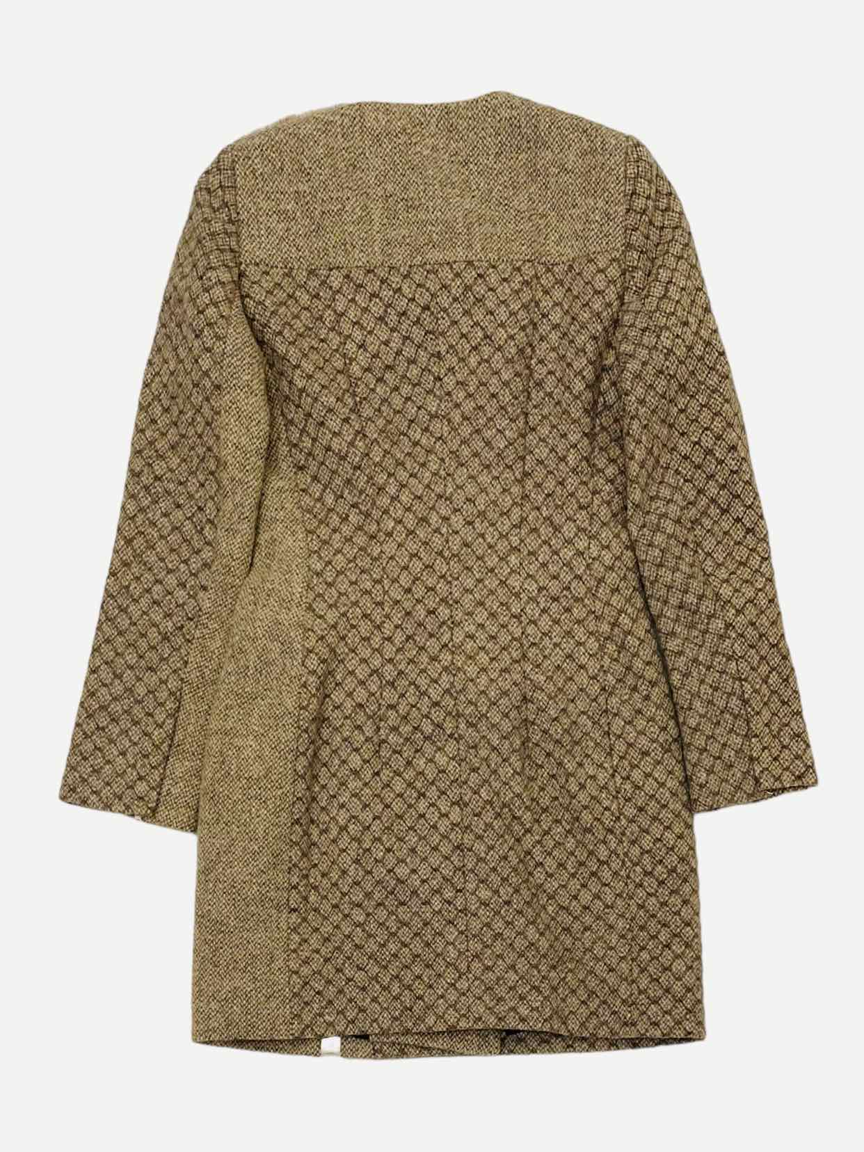 PETER PILOTTO Green & Brown Size US 2 Coat