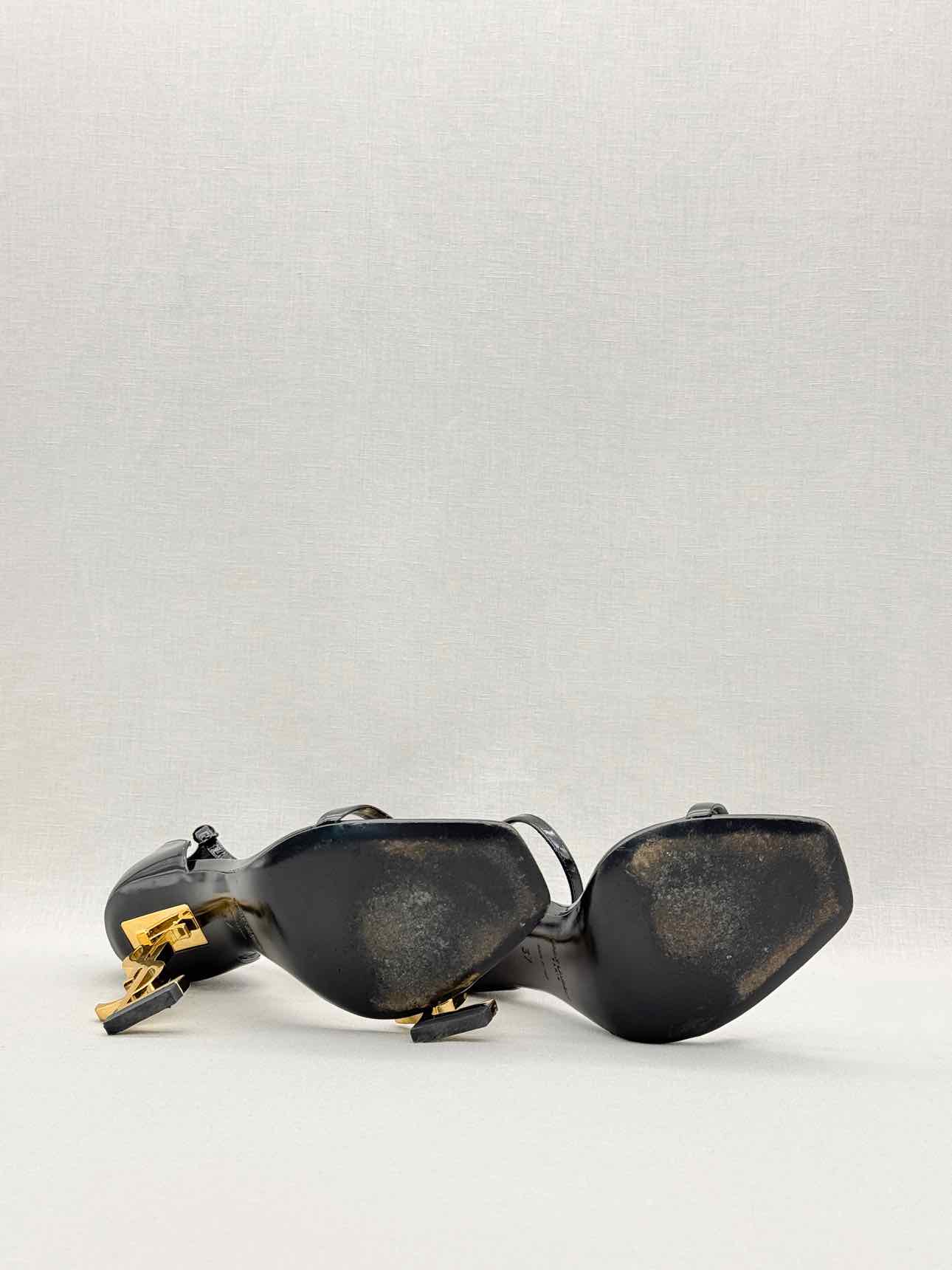 SAINT LAURENT Opyum Black Size EU 37 Heeled Sandals