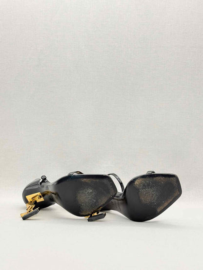 SAINT LAURENT Opyum Black Size EU 37 Heeled Sandals