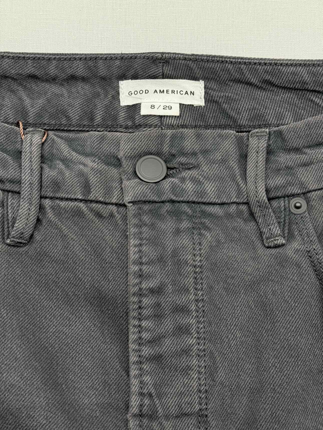 GOOD AMERICAN Wide Leg Black Size 29 Jeans