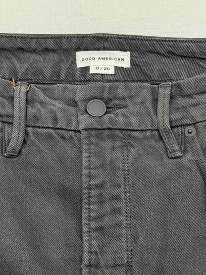 GOOD AMERICAN Wide Leg Black Size 29 Jeans