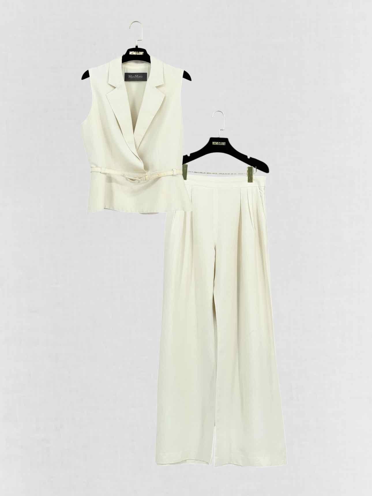 MAX MARA Cream Size US 10 Outfit Set
