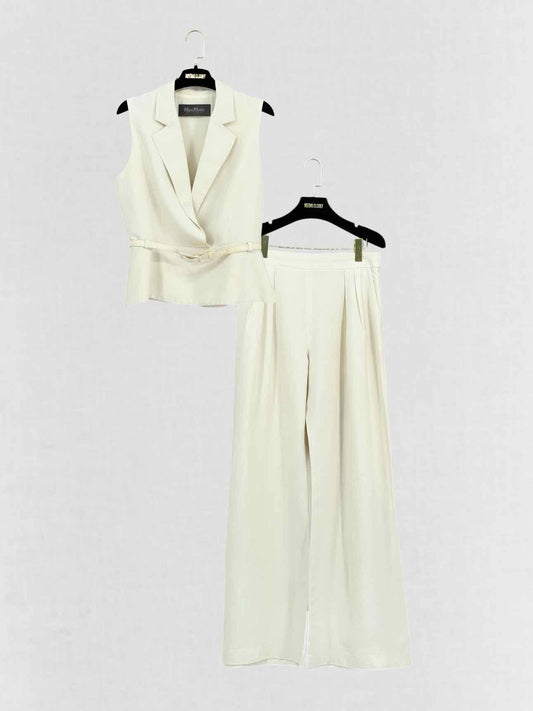 MAX MARA Cream Size US 10 Outfit Set