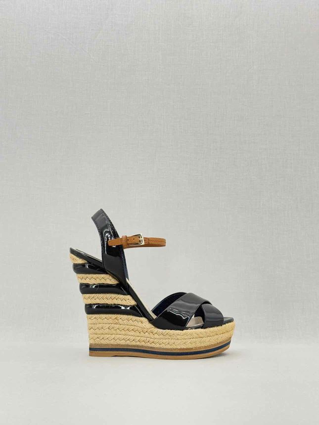 CHRISTIAN DIOR Riviera Black Size EU 37.5 Wedges