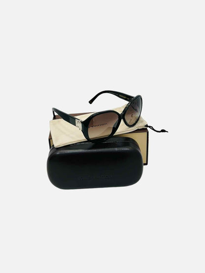 Pre - loved LOUIS VUITTON Soupcon Black Sunglasses at Reems Closet