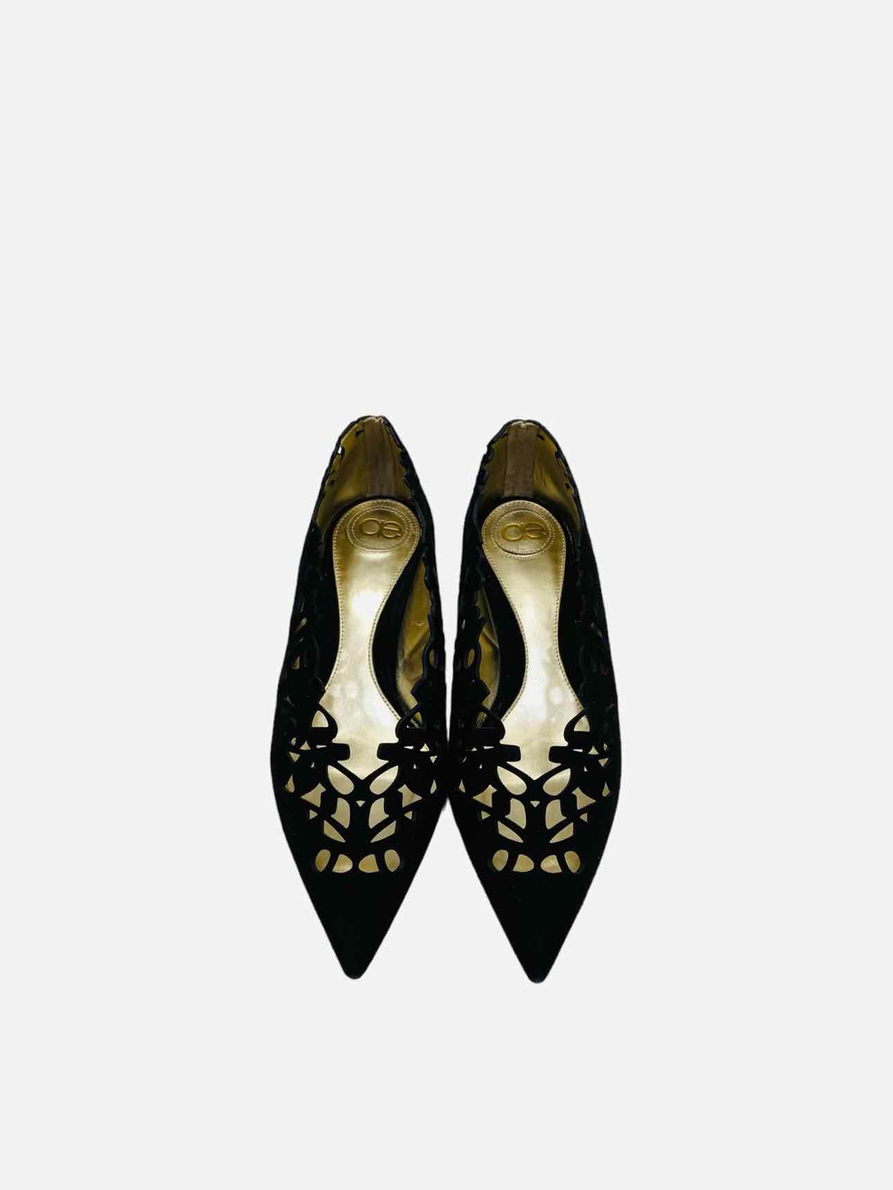 AE Black & Gold Pumps