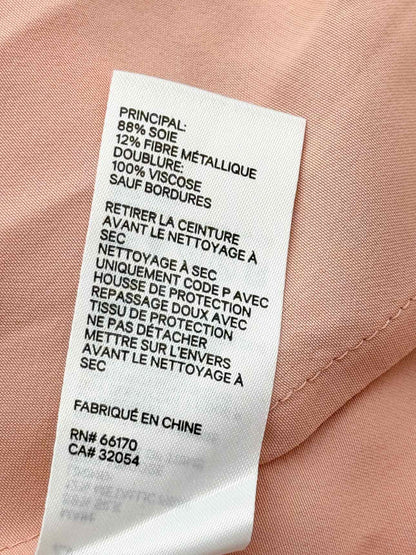 ZIMMERMANN Peach Size Large Midi Dress
