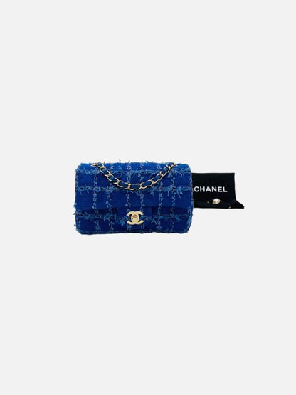 CHANEL Cruise 2023 Blue Shoulder Bag