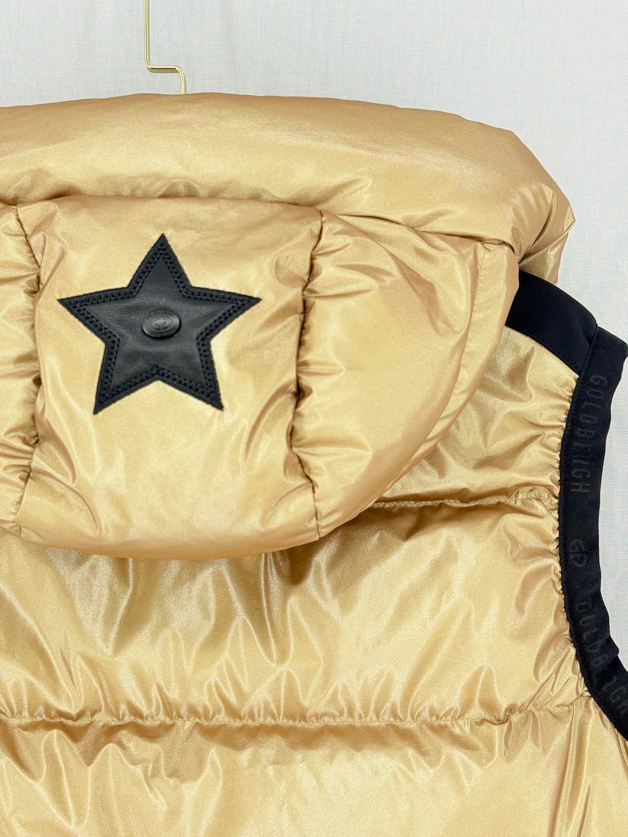 GOLDBERGH Metallic Quilted Size US 6 Gilet