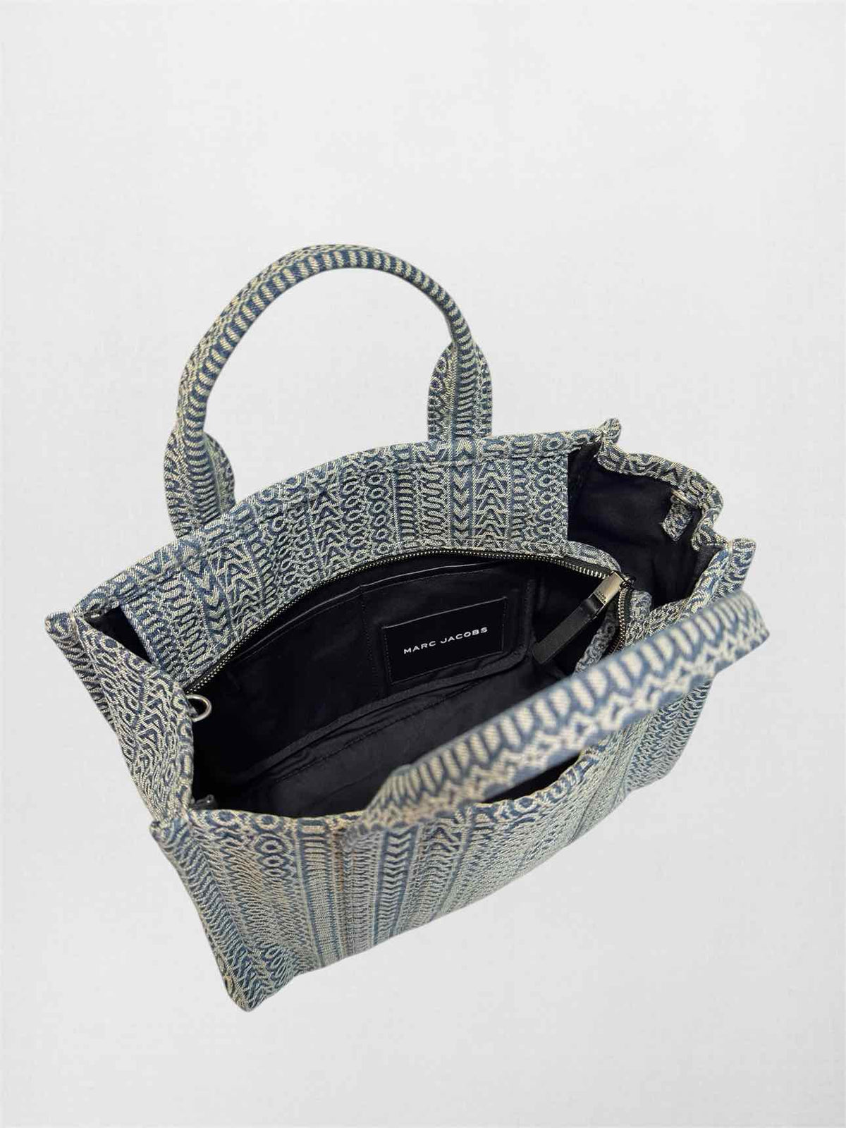 MARC JACOBS The Monogram Blue & White Tote Bag