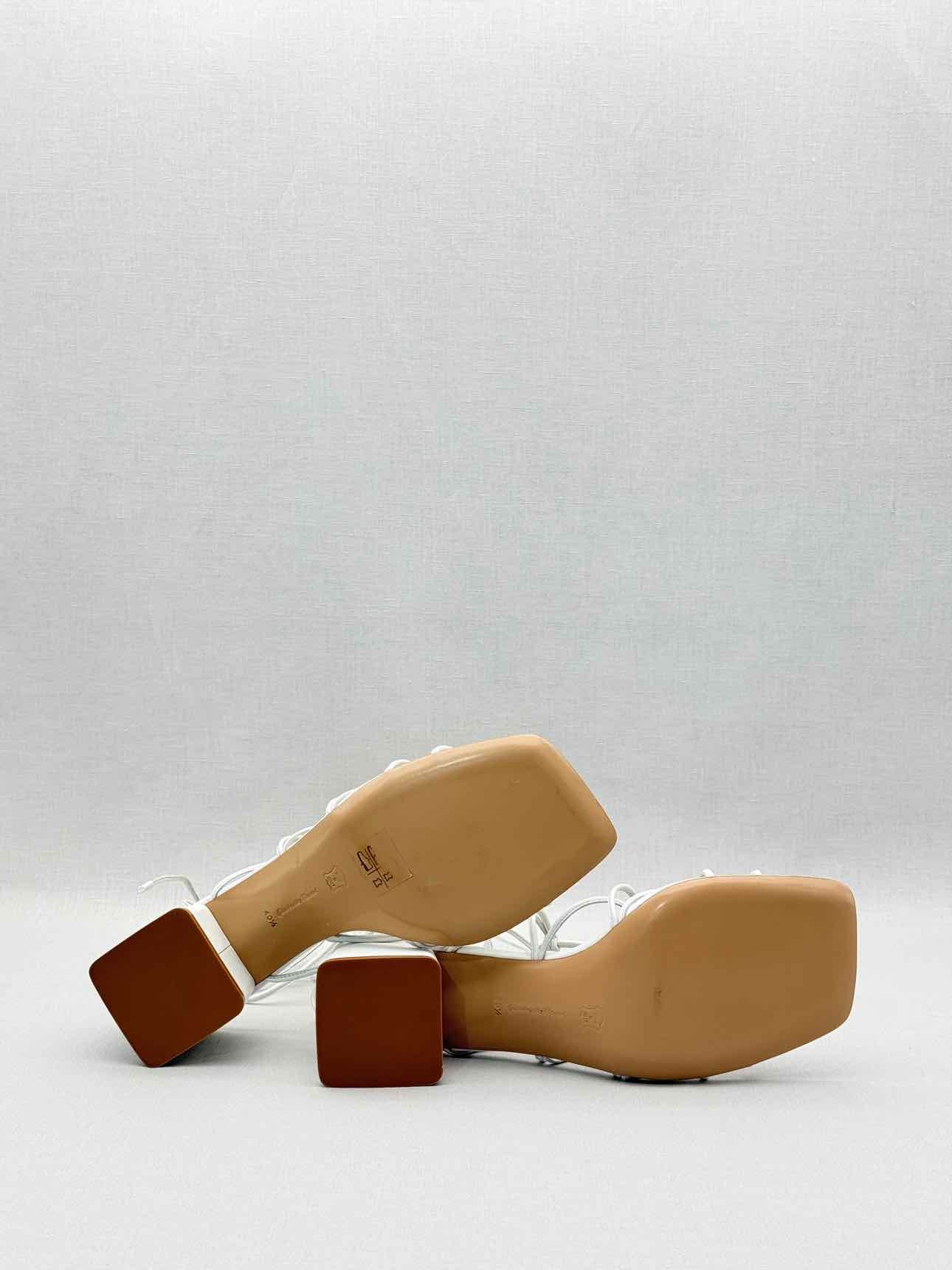 GIANVITO ROSSI White Size EU 40.5 Heeled Sandals