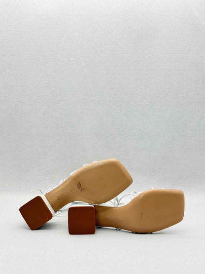 GIANVITO ROSSI White Size EU 40.5 Heeled Sandals
