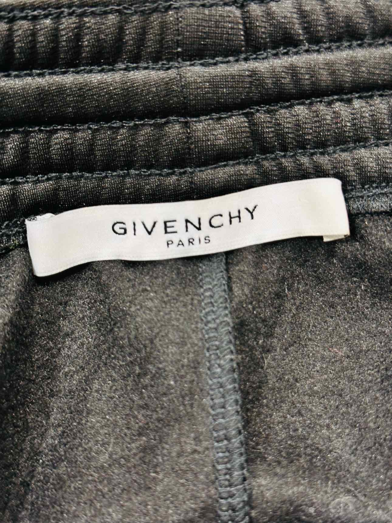 GIVENCHY Jogger Black Logo Size US 6 Pants
