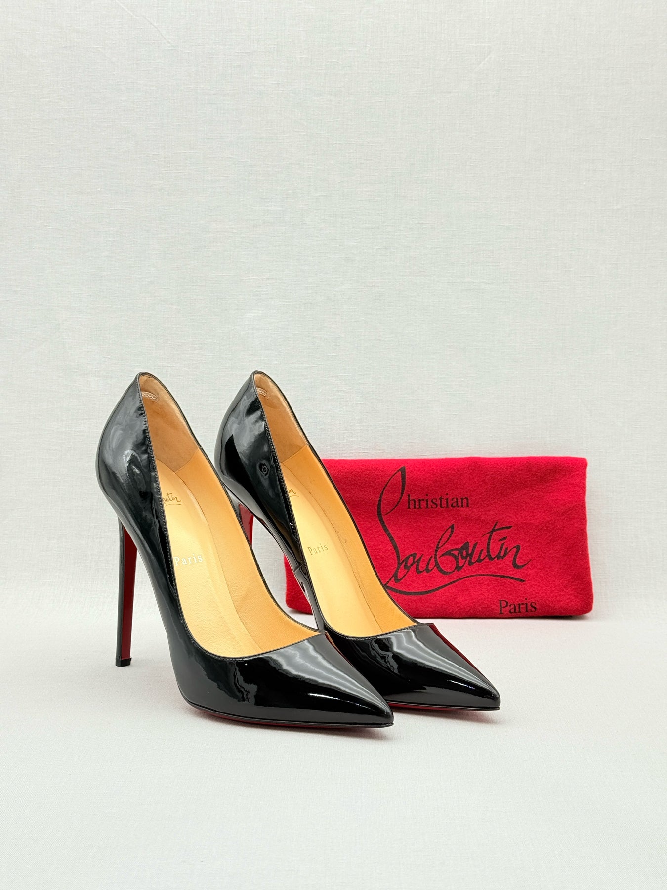 CHRISTIAN LOUBOUTIN Pigalle Black Size EU 41.5 Pumps